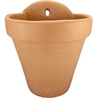 FRANCACOR Maceta Colgar Pared Barro Natural 18 cms